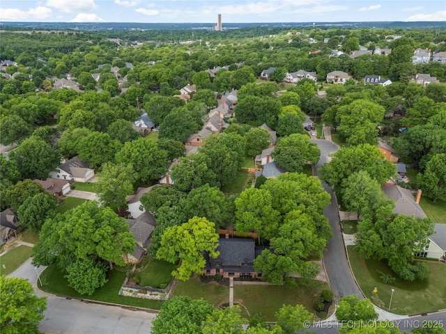 7802 S Joplin Ave, Tulsa, OK 74136 - aerial perspective of suburban area