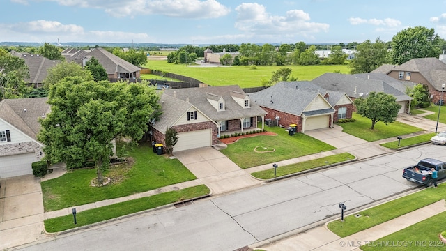 12326 S Cedar Ave, Jenks, OK 74037 - aerial perspective of suburban area