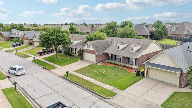 12326 S Cedar Ave, Jenks, OK 74037 - aerial perspective of suburban area