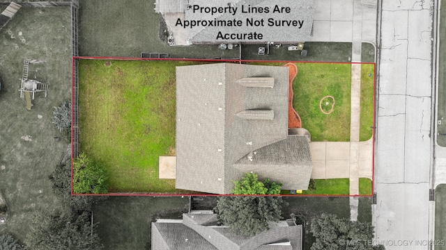 12326 S Cedar Ave, Jenks, OK 74037 - view of property location featuring property parcel outlined
