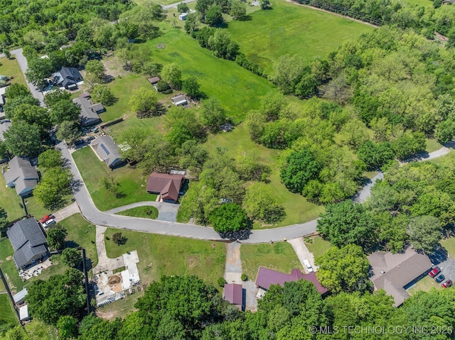 1510 Bowden Pl, Fort Gibson, OK 74434 - aerial view of property's location featuring nearby suburban area