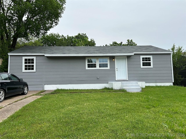 4613 N Main St E, Tulsa, OK 74115 - ranch-style home featuring a front yard