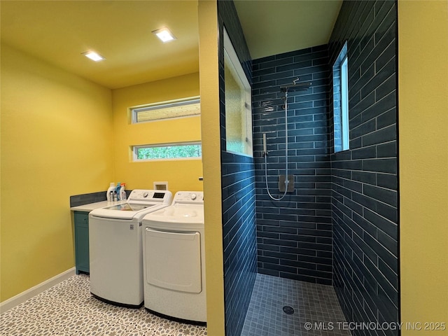 659 Sleepy Hollow Ln, Cleveland, OK 74020 - laundry area with baseboards and hookup for a washing machine