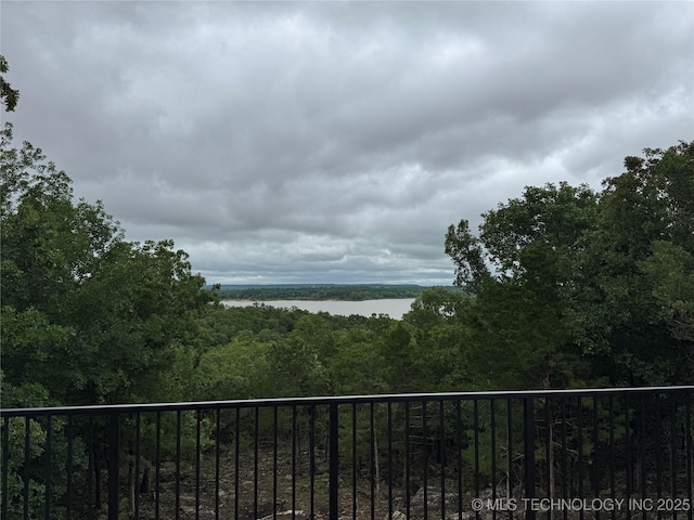 659 Sleepy Hollow Ln, Cleveland, OK 74020 - water view featuring a forest