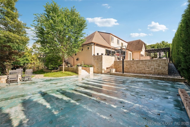 6317 E 110th St, Tulsa, OK 74137 - view of patio