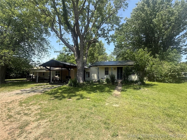 7 E Locust St, Stilwell, OK 74960 - view of green lawn