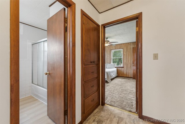 405 Dom Giaudrone, Mcalester, OK 74501 - corridor featuring light colored carpet