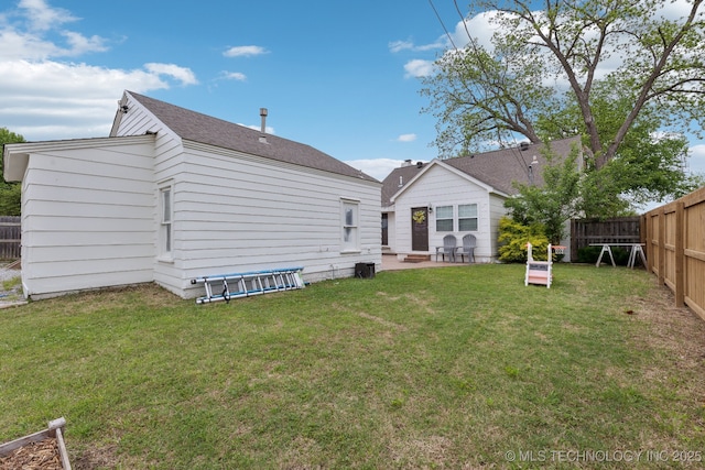 4104 S Owasso Ave, Tulsa, OK 74105 - rear view of house featuring a patio area and a shingled roof