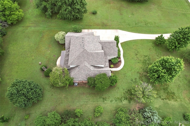 13041 E 67th St, Broken Arrow, OK 74012 - view from above of property