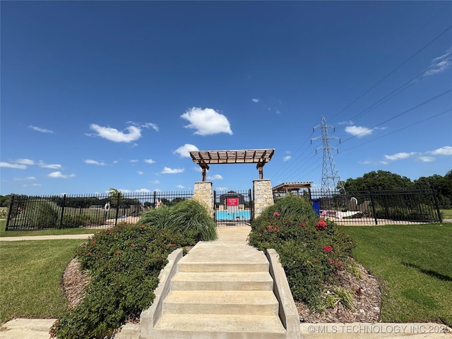7506 E 87th Pl, Owasso, OK 74055 - view of community