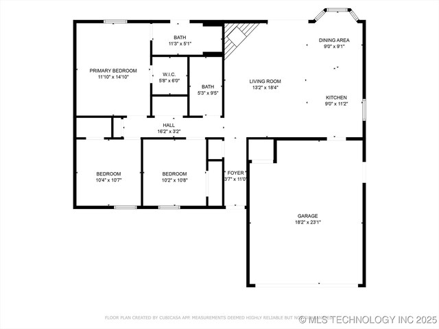 10128 E 34th St, Tulsa, OK 74146 - home floor plan