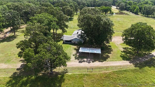 175 Johnson Rd, Broken Bow, OK 74728 - aerial view of sparsely populated area