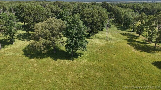 175 Johnson Rd, Broken Bow, OK 74728 - bird's eye view of a heavily wooded area
