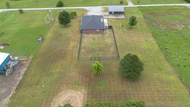 3160 E 406th Rd, Oologah, OK 74053 - aerial view of property and surrounding area