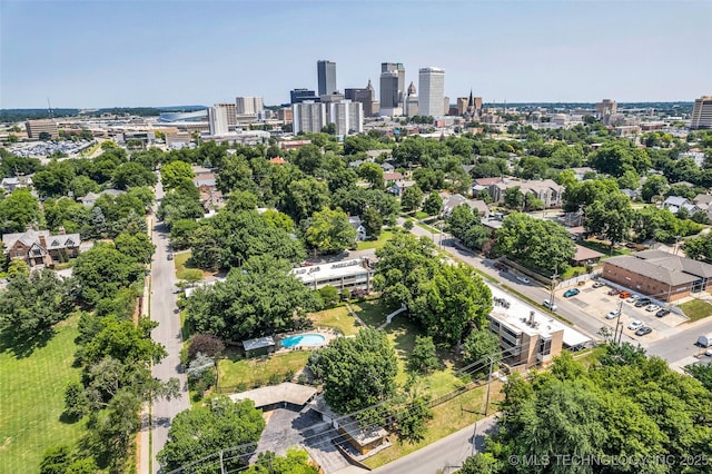 611 W 15th St Unit F1, Tulsa, OK 74127 - aerial view of city skyline
