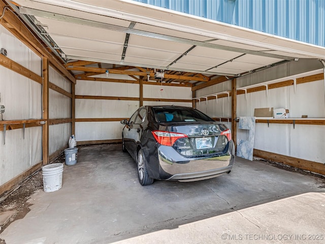 3504 E Haskell St, Tulsa, OK 74115 - garage with a garage door opener