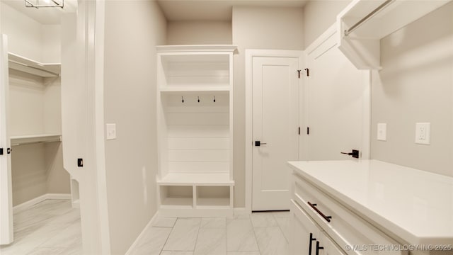 13801 N 54th E Ave, Collinsville, OK 74021 - mudroom with light marble finish floors and baseboards