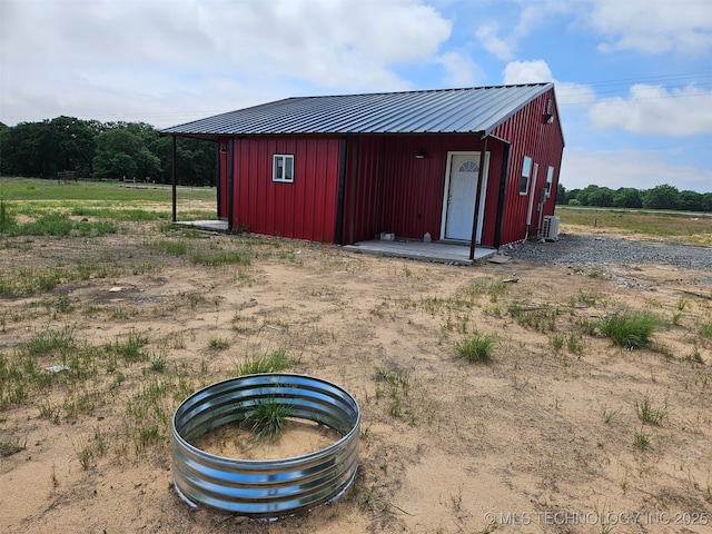 3226 Lark Rd, Kingston, OK 73439 - view of outbuilding with central air condition unit