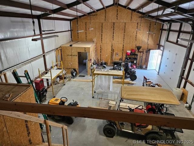 3226 Lark Rd, Kingston, OK 73439 - garage with a workshop area