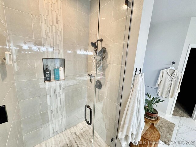 103 S Harrison Ave, Tahlequah, OK 74464 - full bathroom featuring a shower stall