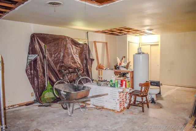 1108 E E Blf, Hugo, OK 74743 - basement with water heater