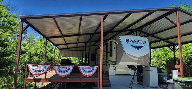 140 Last Resort Rd, Stigler, OK 74462 - view of vehicle parking