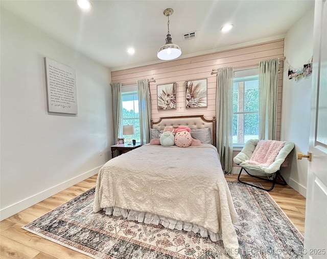 157 Canna Ln, Mcalester, OK 74501 - bedroom with wood finished floors and recessed lighting