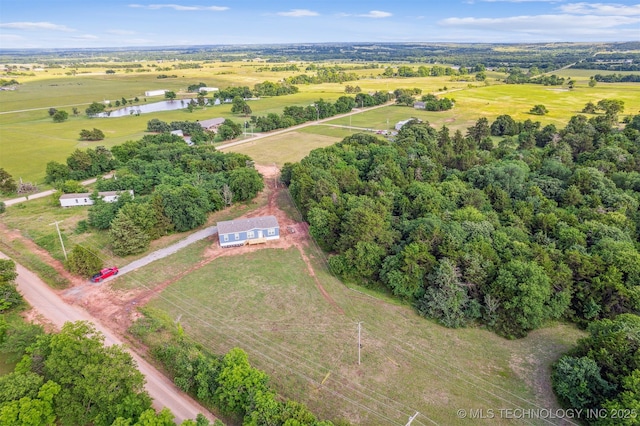 348939 E 750th Rd, Cushing, OK 74023 - aerial view of property and surrounding area featuring rural landscape