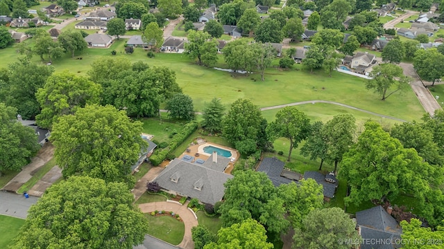 1209 Sherwood Ln, Broken Arrow, OK 74011 - aerial overview of property's location featuring nearby suburban area