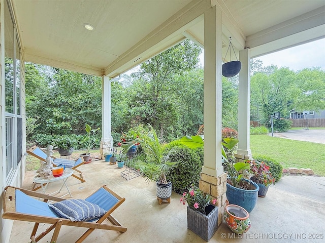 1318 Emily Ln, Ada, OK 74820 - view of porch