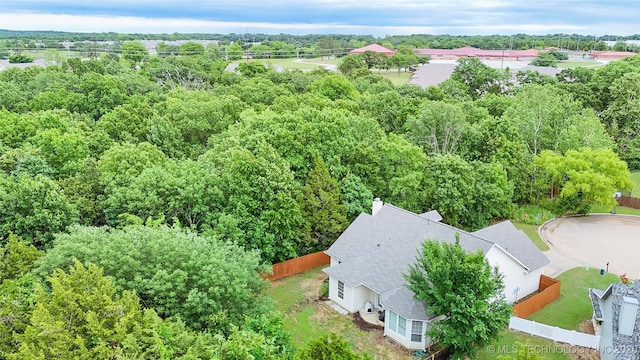 1318 Emily Ln, Ada, OK 74820 - aerial view of property and surrounding area