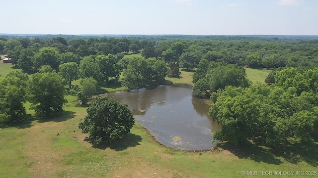 66235 S 320th Rd, Chouteau, OK 74337 - aerial view of a nearby body of water