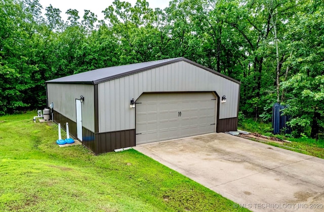 23532 N 5 Mile Rd, Fort Gibson, OK 74434 - view of detached garage