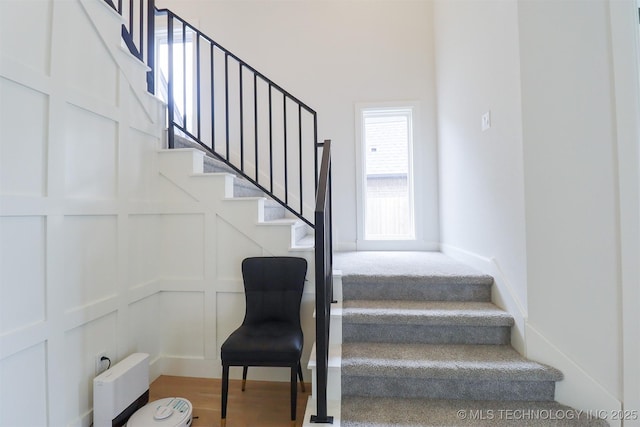 13657 S 21st Ct E, Bixby, OK 74008 - stairs featuring wood finished floors