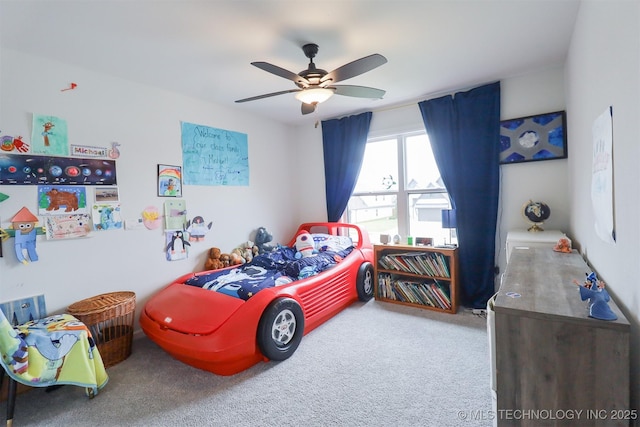 13657 S 21st Ct E, Bixby, OK 74008 - carpeted bedroom with ceiling fan