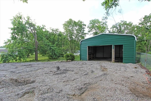 2005 Holly Rd, Claremore, OK 74017 - view of detached garage