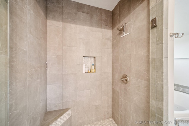 5918 E 127th Pl S, Tulsa, OK 74008 - bathroom with tiled shower