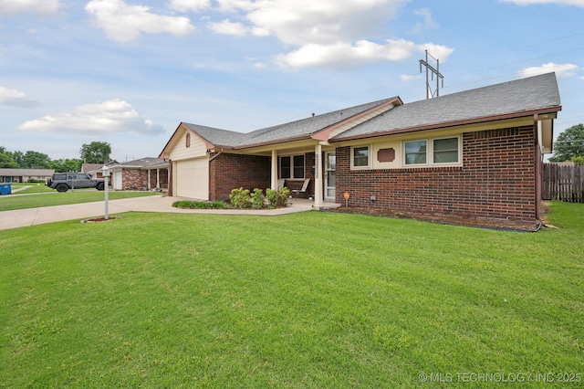 3823 S 88th E Pl, Tulsa, OK 74145 - single story home featuring brick siding, driveway, and a garage