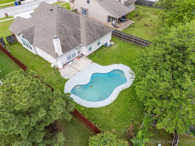1105 N Joshua Ave, Broken Arrow, OK 74012 - view of subject property with a pool area