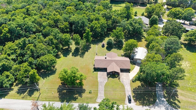 1485 Old Ketchum Rd, Langley, OK 74350 - aerial view