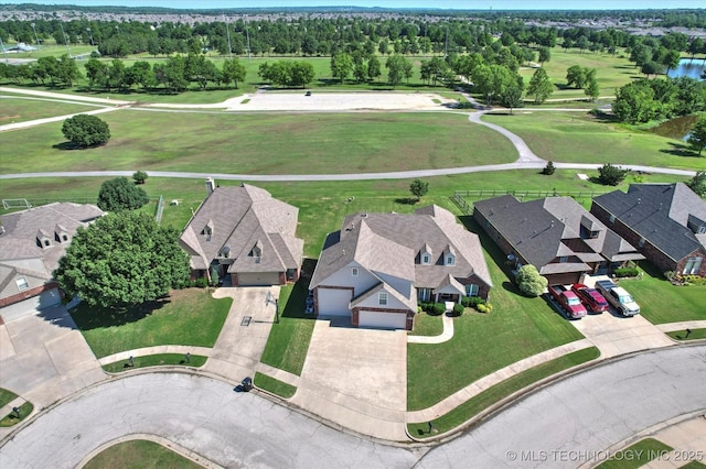 1620 E Granger St, Broken Arrow, OK 74012 - aerial perspective of suburban area