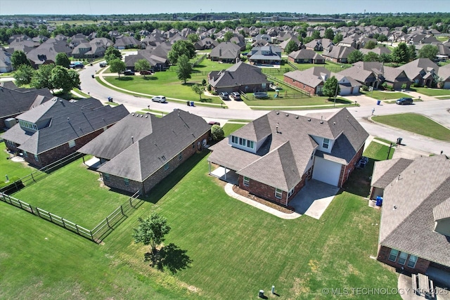 1620 E Granger St, Broken Arrow, OK 74012 - aerial perspective of suburban area