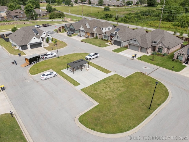 10215 E 121st Pl S, Bixby, OK 74008 - aerial perspective of suburban area