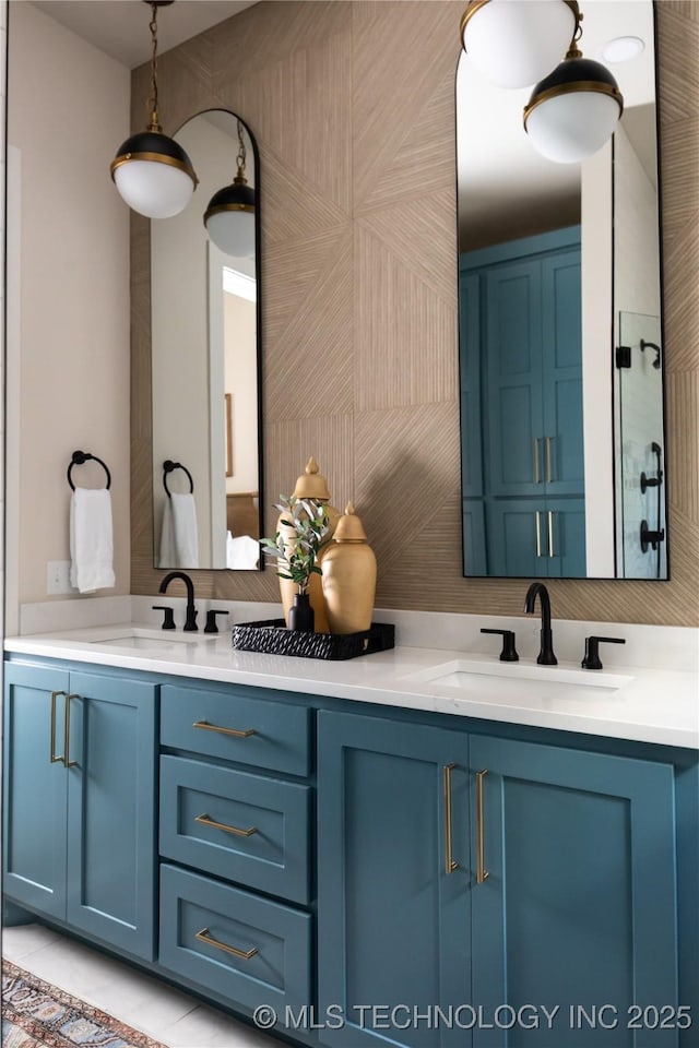 67 Lower Green Way Unit B, Carlton Landing, OK 74432 - bathroom featuring double vanity