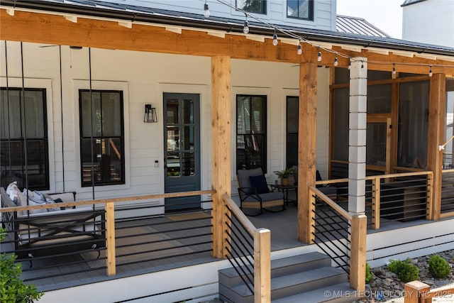 67 Lower Green Way Unit B, Carlton Landing, OK 74432 - view of porch