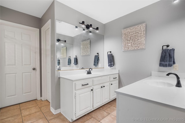 11937 S 18th St, Jenks, OK 74037 - full bath with two vanities and tile patterned flooring