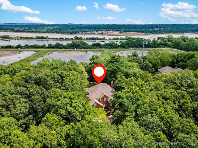 11937 S 18th St, Jenks, OK 74037 - aerial view of a large body of water
