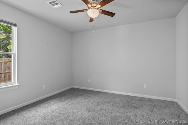 21893 S Arlene Dr, Claremore, OK 74019 - carpeted spare room with a ceiling fan and baseboards