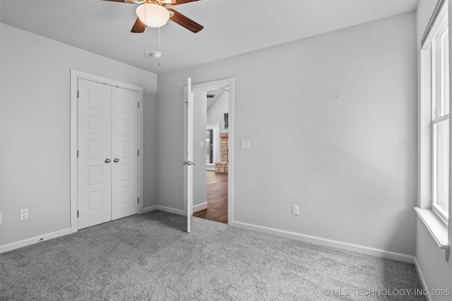 21893 S Arlene Dr, Claremore, OK 74019 - unfurnished bedroom with carpet, baseboards, and a closet