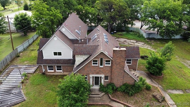 903 S Lynn Ln, Tulsa, OK 74108 - aerial view of property and surrounding area